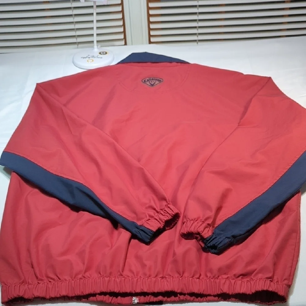 Callaway Red and Navy Windbreaker Jacket